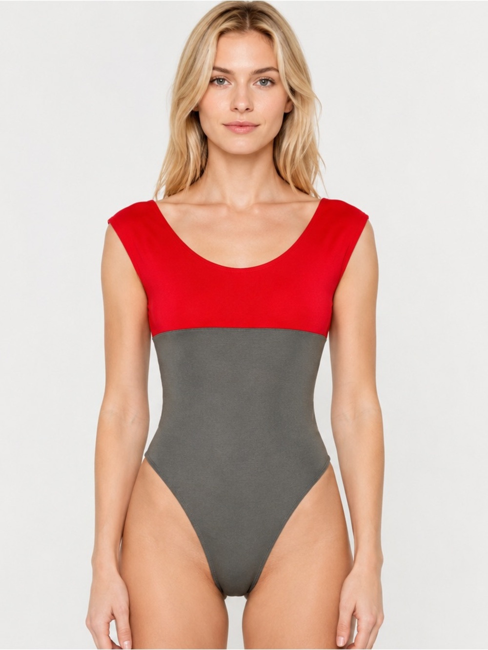 Wilson Color Block One-Piece Body Suit Vintage 80s Size Small by Lady Wilson